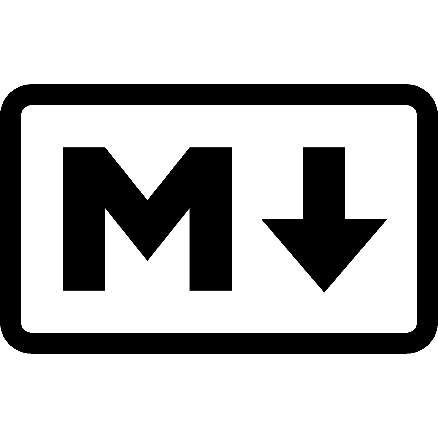 Markdown logo